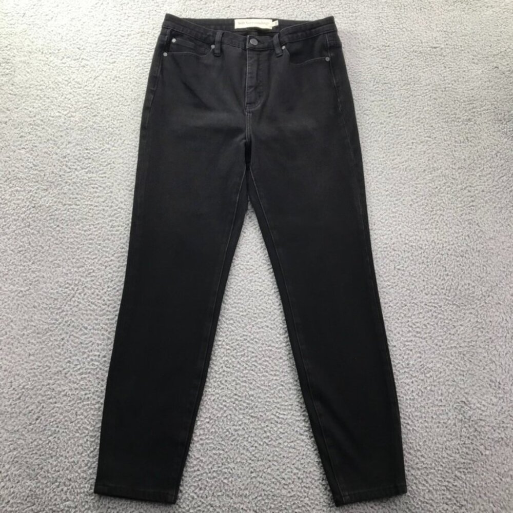 SOFT SURROUNDINGS Womens Size 10 Black Stretch Denim High Rise Slim Leg Jeans